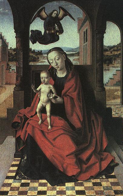 Petrus Christus The Virgin and the Child France oil painting art